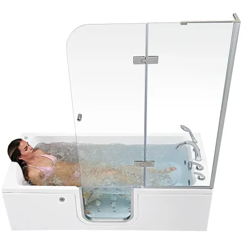 low profile walk in tub