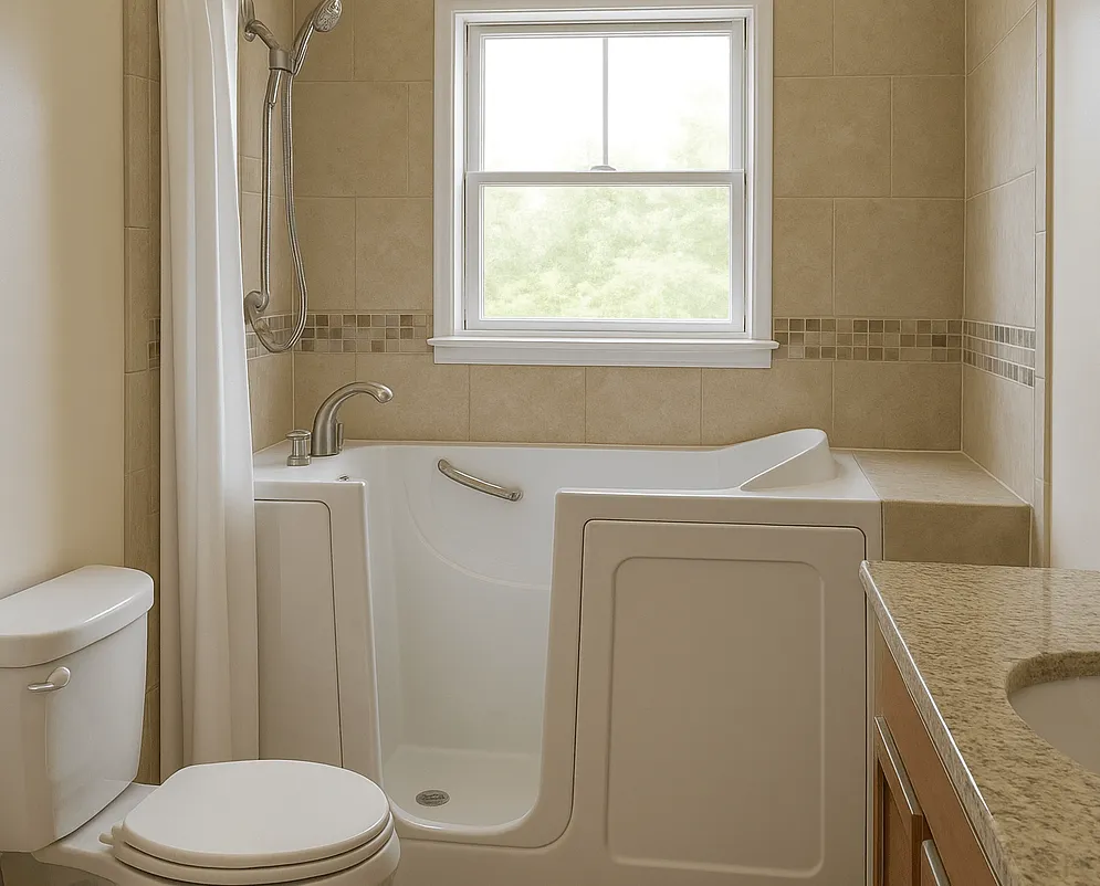 walk in tubs and roll in showers in florida for independent bathing and aging in place comfort