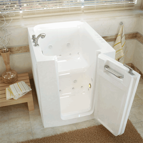 walk in tub 26" x 53" compact or small