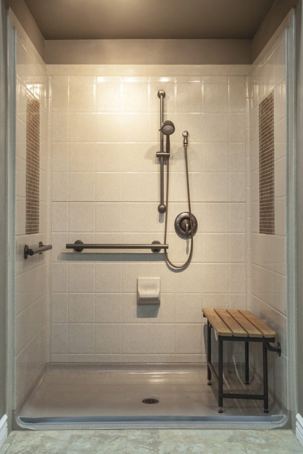 barrier free shower image